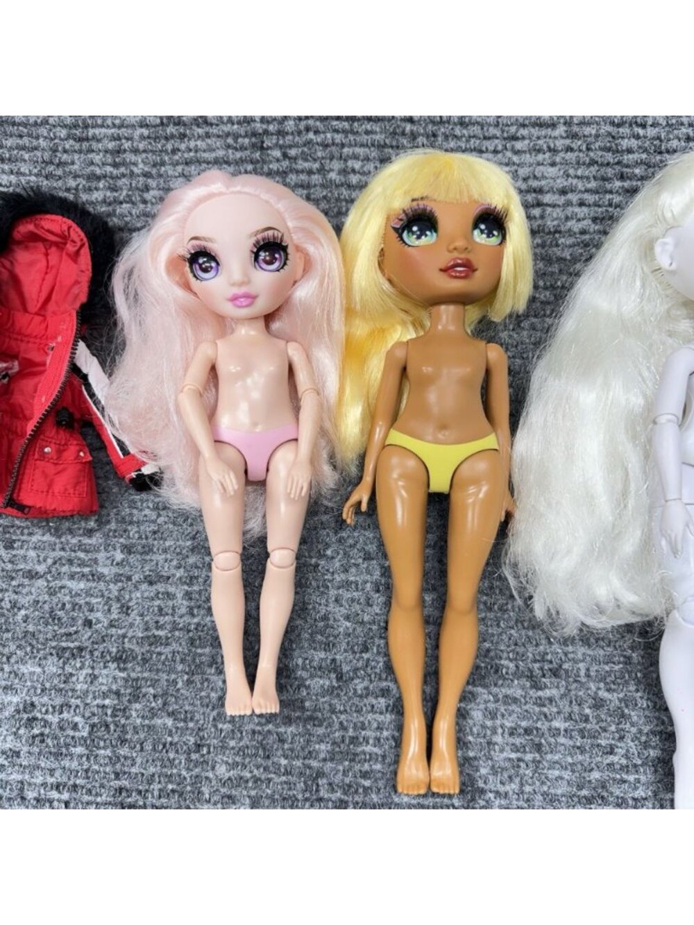 Rainbow High Doll Lot 3 Of 4 Articulated Sunny, Ruby, Bella, Natasha + Jacket - Picture 5 of 14
